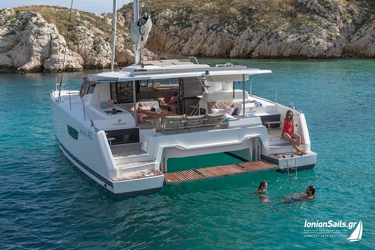 ionionsails.com - charter Fountaine Pajot Astrea 42, Inoe, catamaran