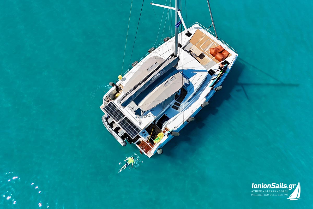 ionionsails.com - charter Bali 4.8, The Big Orange Boat, catamaran