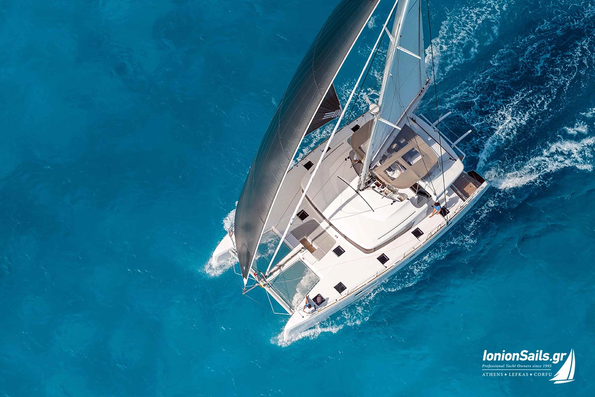 ionionsails.com - charter Lagoon 52F, Saga, catamaran