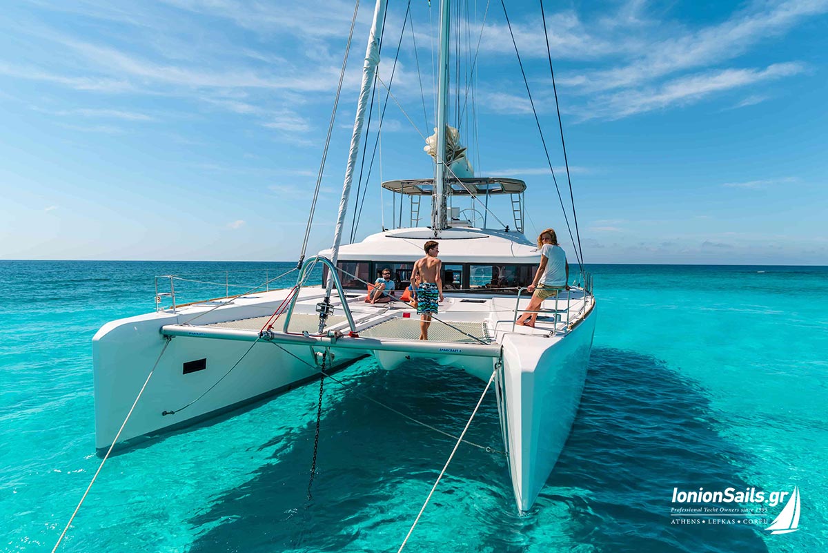 ionionsails.com - charter Lagoon 52F, Saga, catamaran