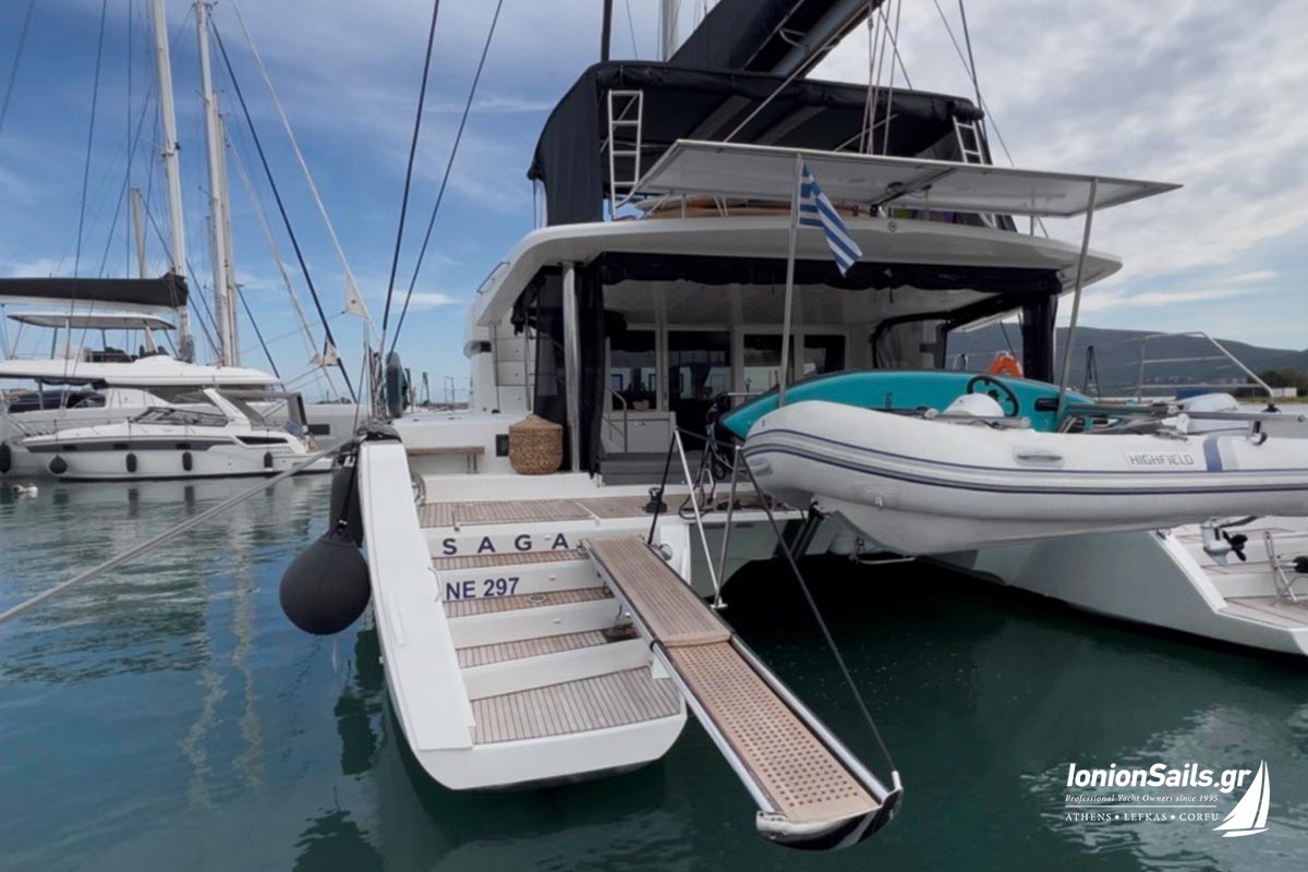 ionionsails.com - charter Lagoon 52F, Saga, catamaran