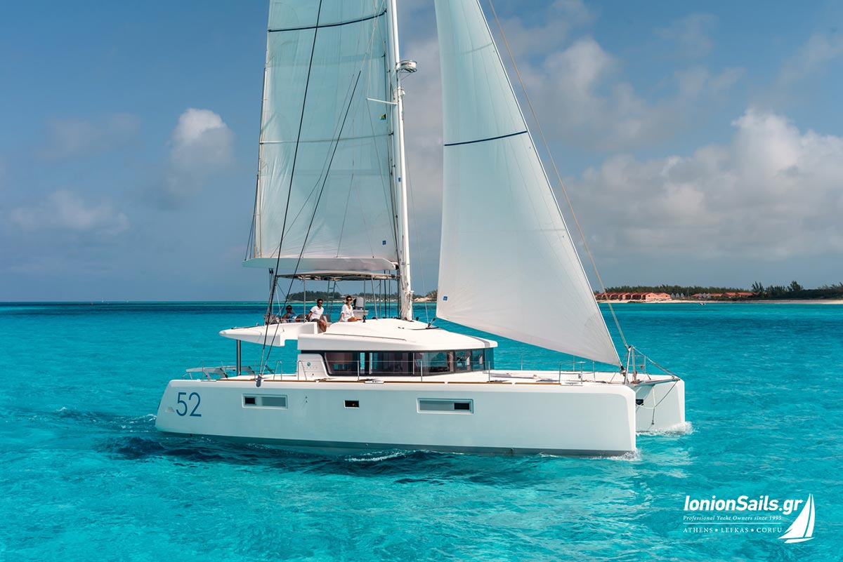 ionionsails.com - charter Lagoon 52F, Saga, catamaran