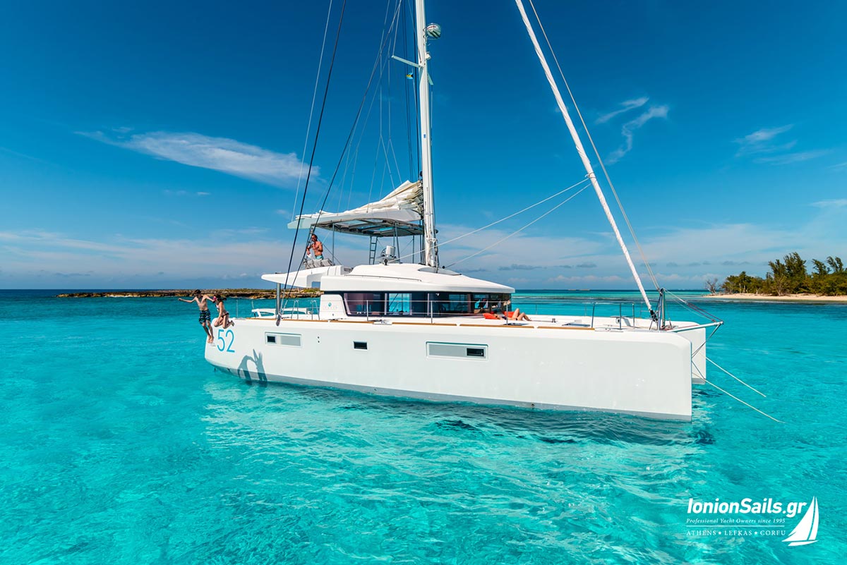 ionionsails.com - charter Lagoon 52F, Saga, catamaran