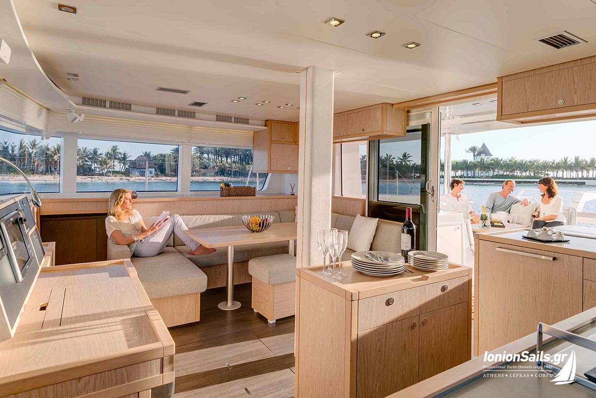 ionionsails.com - charter Lagoon 52F, Saga, catamaran