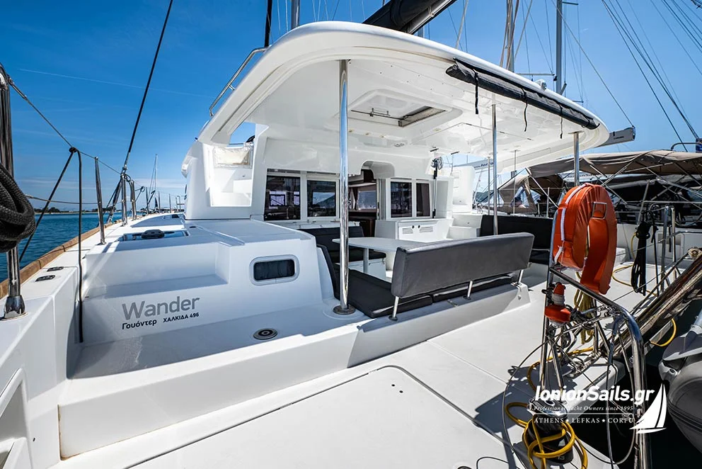 ionionsails.com - charter  Lagoon 450 F, Wander, catamaran